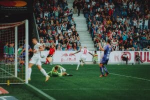 Fernando trifft gegen Austria Klagenfurt. Foto (c) Jasmin Walter - FC Red Bull Salzburg via Getty Images