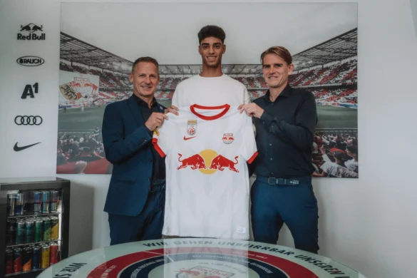 Alexander Murillo wird vorgestellt. Foto (c) FC Red Bull Salzburg