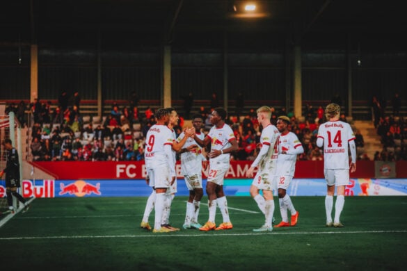 Der FC Red Bull Salzburg holt ein 4:4-Unentschieden gegen den FC Bayern München. Foto (c) Jasmin Walter - FC Red Bull Salzburg via Getty Images